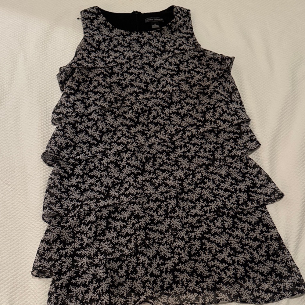 Jessica Howard Black and White Floral Dress